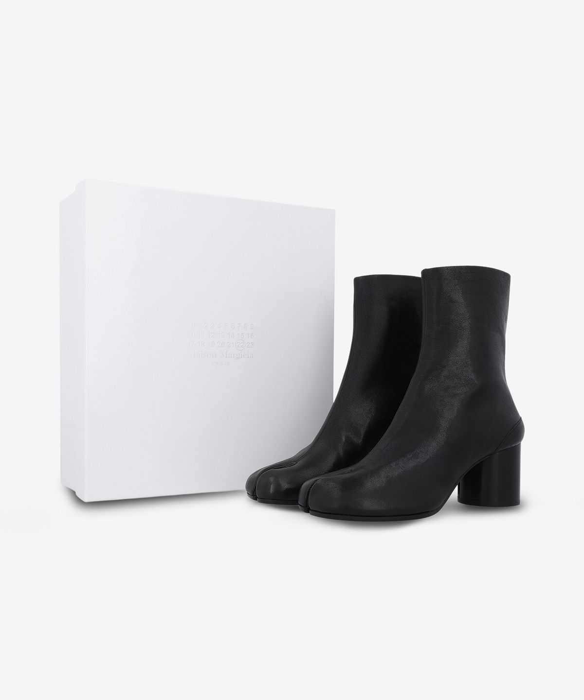 메종 마르지엘라(MAISON MARGIELA) 타비 H60 앵클 부츠 - 블랙 / S58WU0246P3753T8013