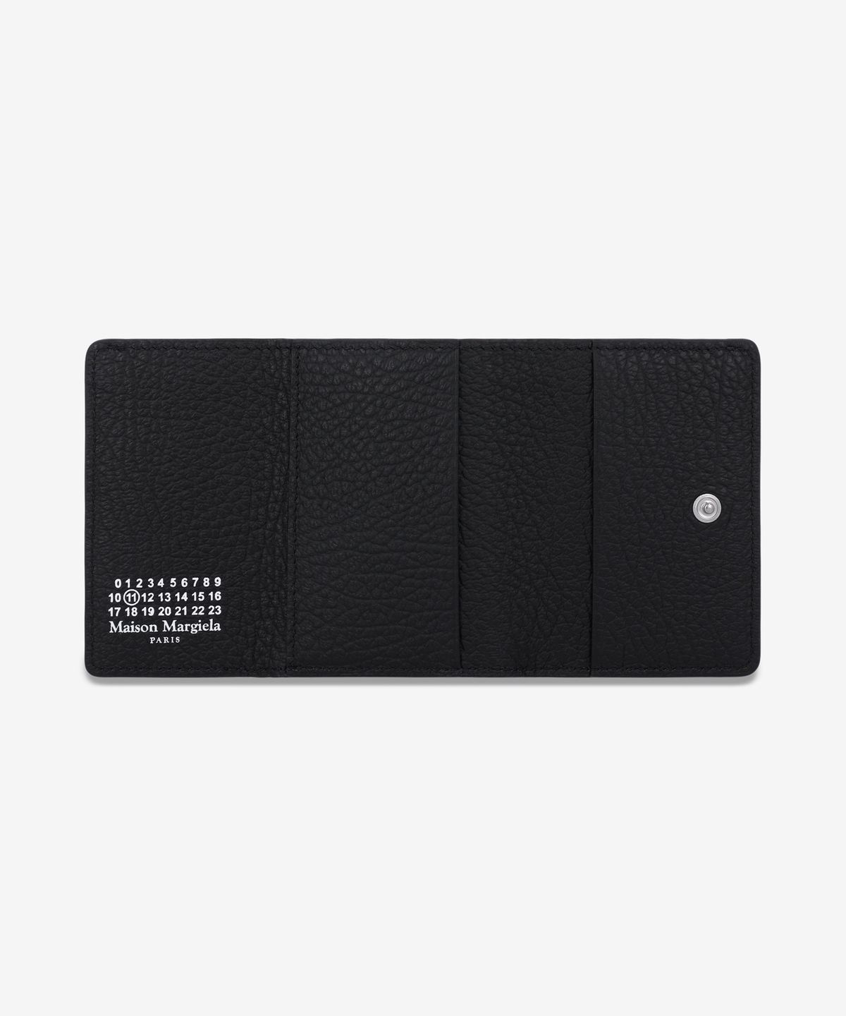 메종 마르지엘라(MAISON MARGIELA) 4 스티치 트리폴드 지갑 - 블랙 / S36UI0416P4455T8013