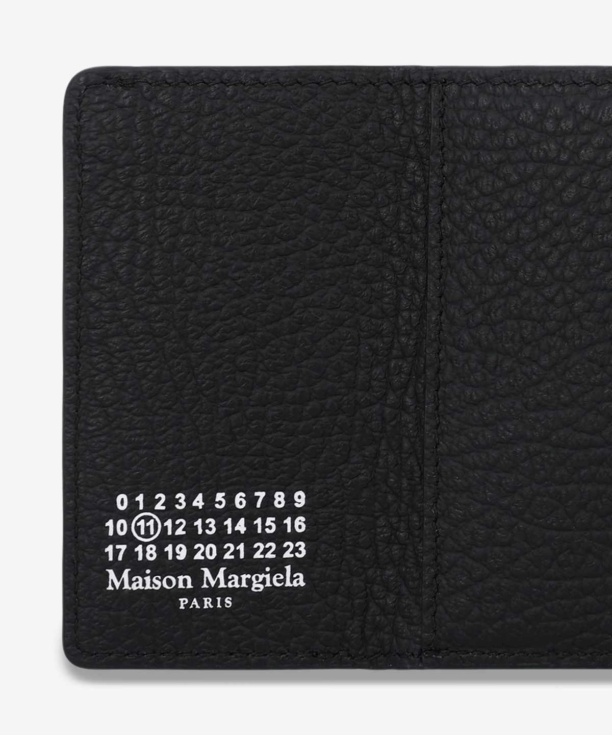 메종 마르지엘라(MAISON MARGIELA) 4 스티치 트리폴드 지갑 - 블랙 / S36UI0416P4455T8013