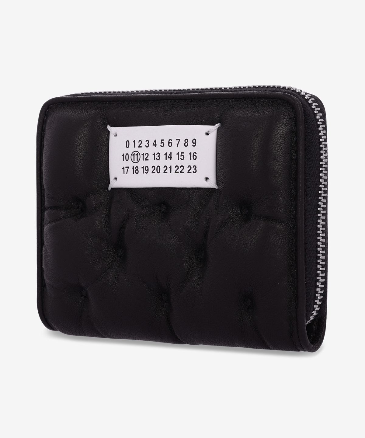 메종 마르지엘라(MAISON MARGIELA) 집 어라운드 콘티넨탈 지갑 - 블랙 / SA1UI0032P6434T8013