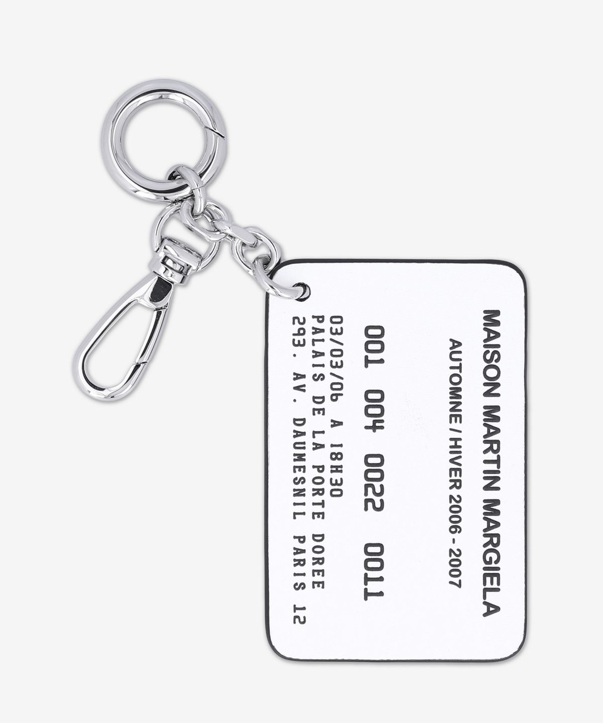 메종 마르지엘라(MAISON MARGIELA) 키링 카드 홀더 - 블랙 / SA1VL0053P8831T8013