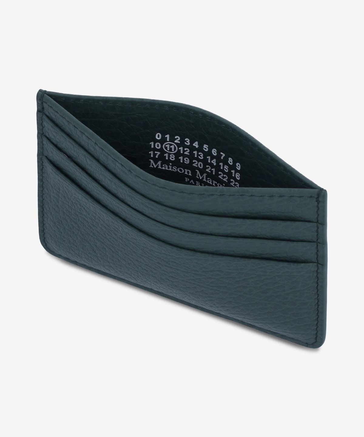 메종 마르지엘라(MAISON MARGIELA) 슬림 6CC 카드 홀더 - 보틀 그린 / SA1VX0006P4455T7162