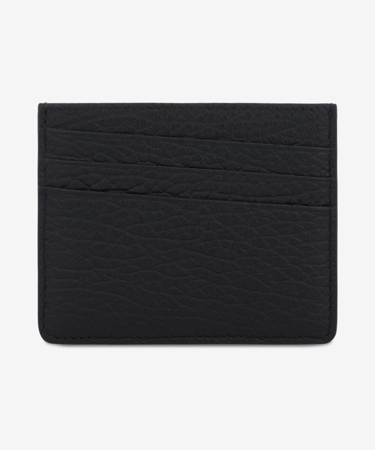 메종 마르지엘라(MAISON MARGIELA) 4 스티치 슬림 6슬롯 카드 홀더 - 블랙 / SA1VX0006P4455T8013