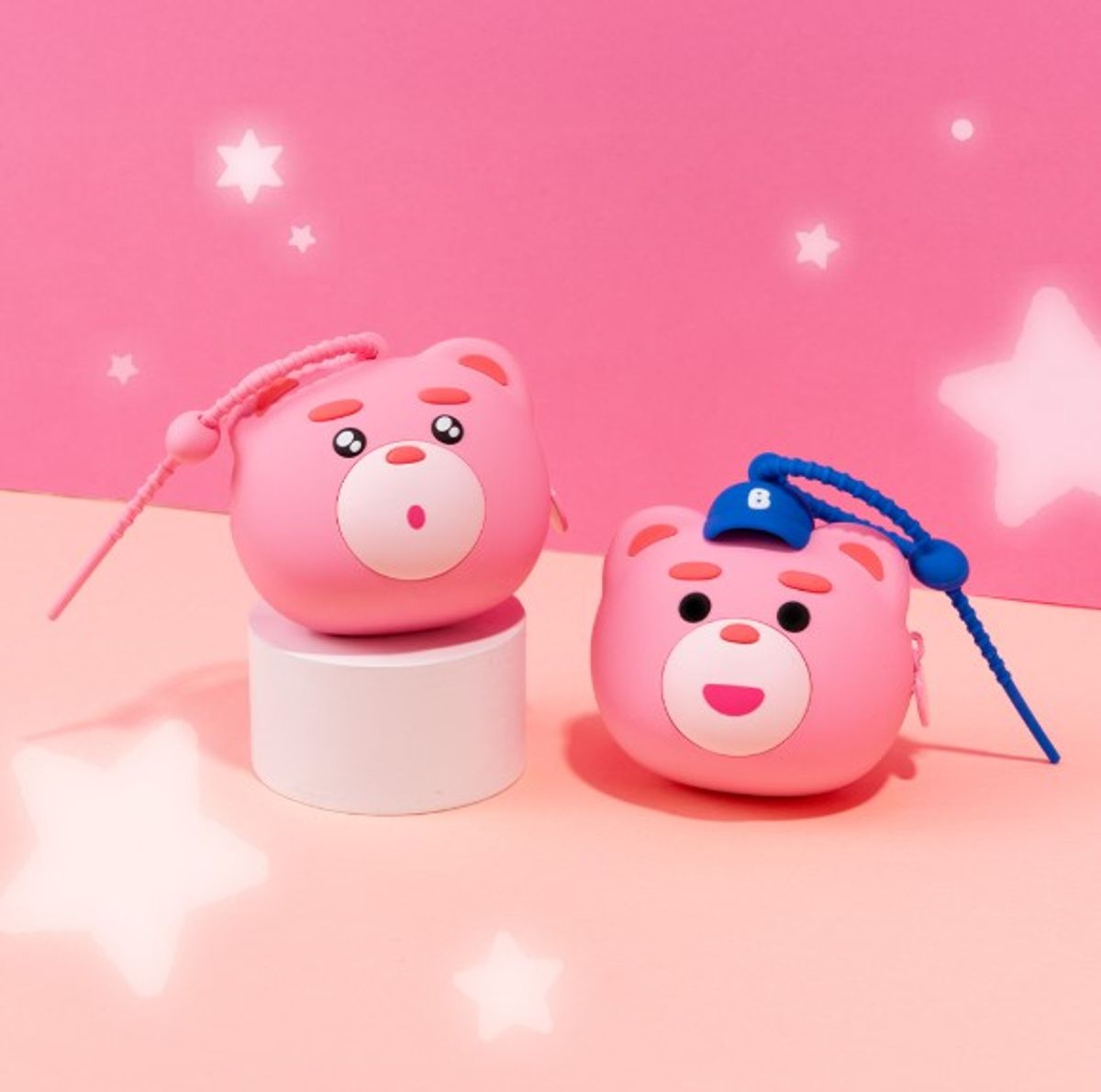 카카오프렌즈 파트너(KAKAOFRIENDS PARTNERS) 벨리곰 실리콘 멀티 미니 파우치 키링형 파우치