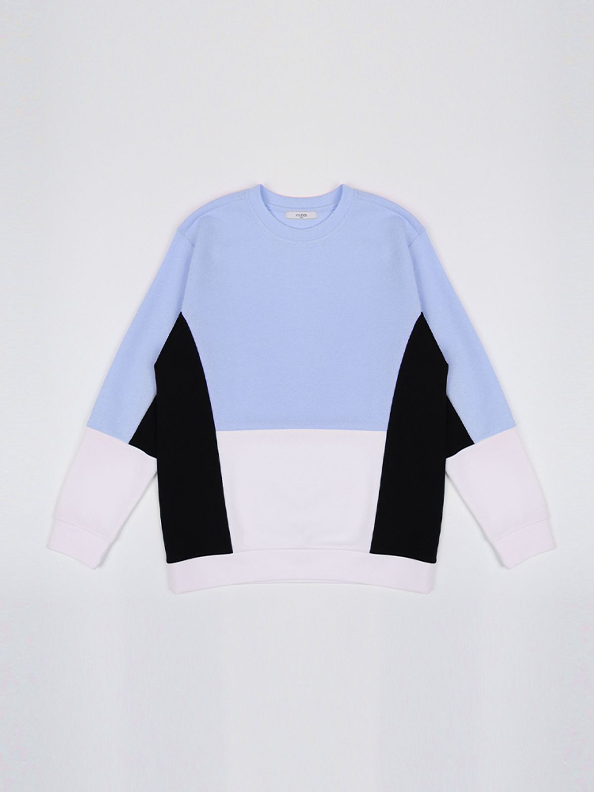 이카룩(IKALOOK) 멀티컬러 캐주얼 배색 맨투맨 TEE106A