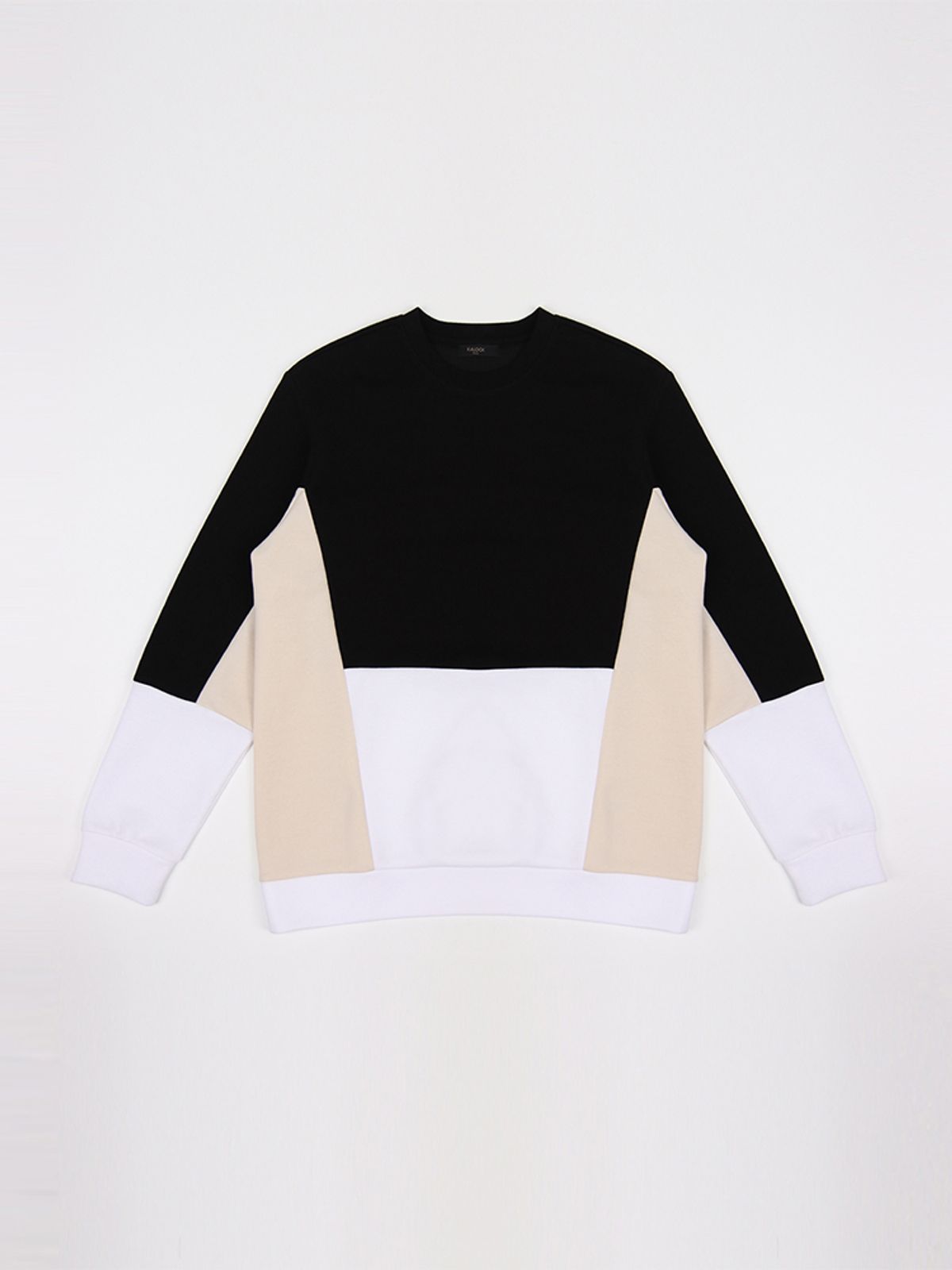 이카룩(IKALOOK) 멀티컬러 캐주얼 배색 맨투맨 TEE106A