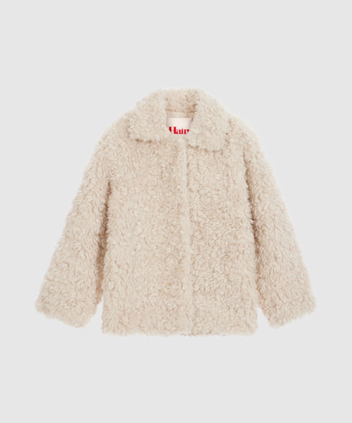 헤인트(HAINT) CLOI FAKE FUR JACKET_CREAM IVORY