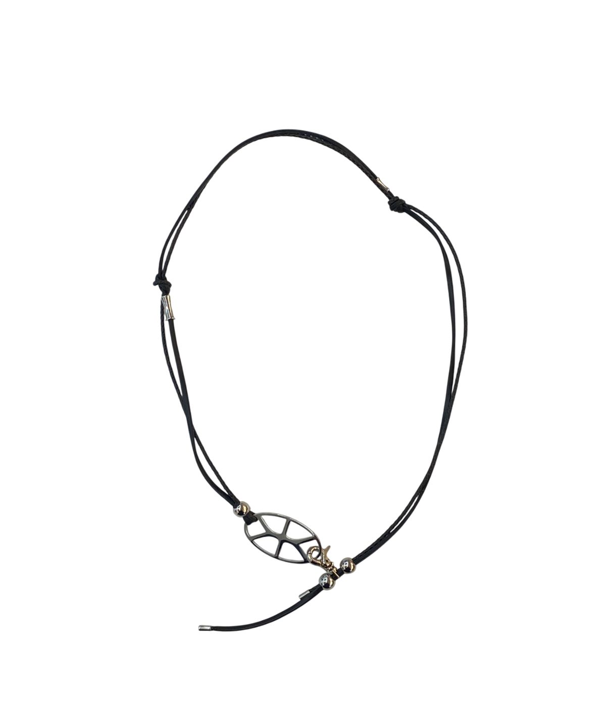 모멘틱(MOMENTIC) Leather Line Necklace Bracelet