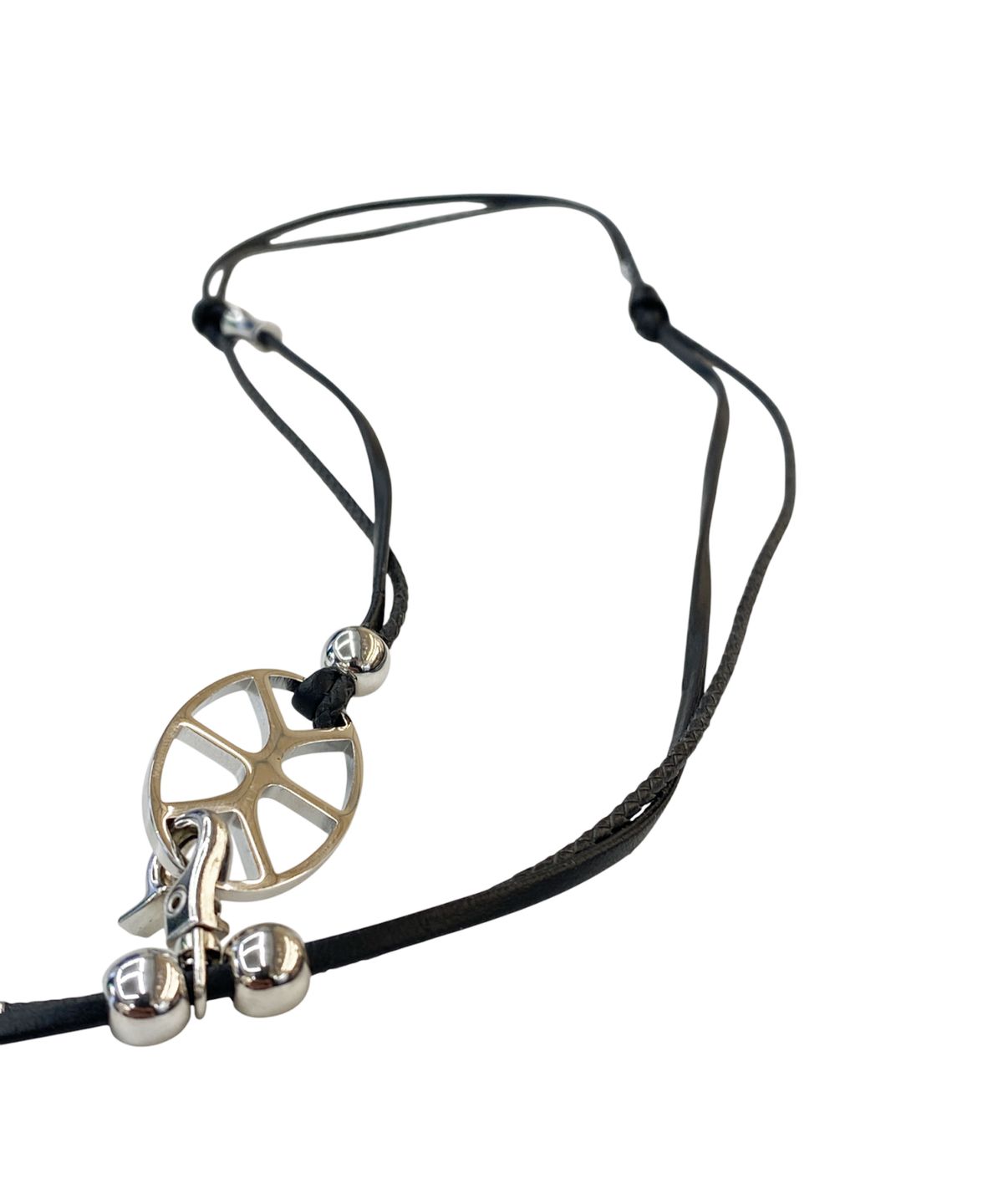 모멘틱(MOMENTIC) Leather Line Necklace Bracelet