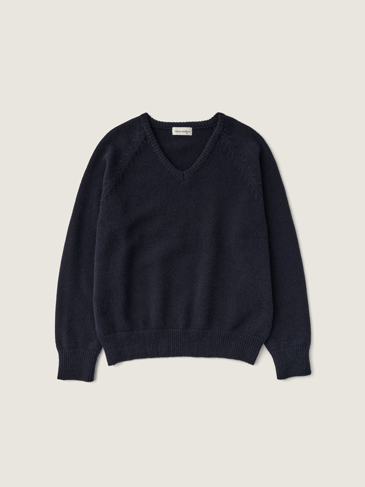 시엔느(SIENNE) Nova Baby Alpaca Sweater (Navy)