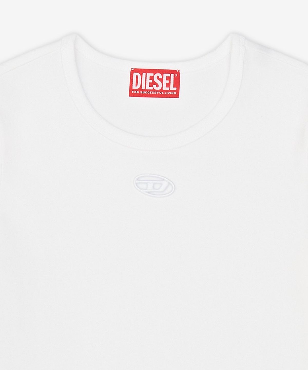 디젤(DIESEL) T-앤지-OD 반소매 티셔츠 - 화이트 / A199120AFAA100