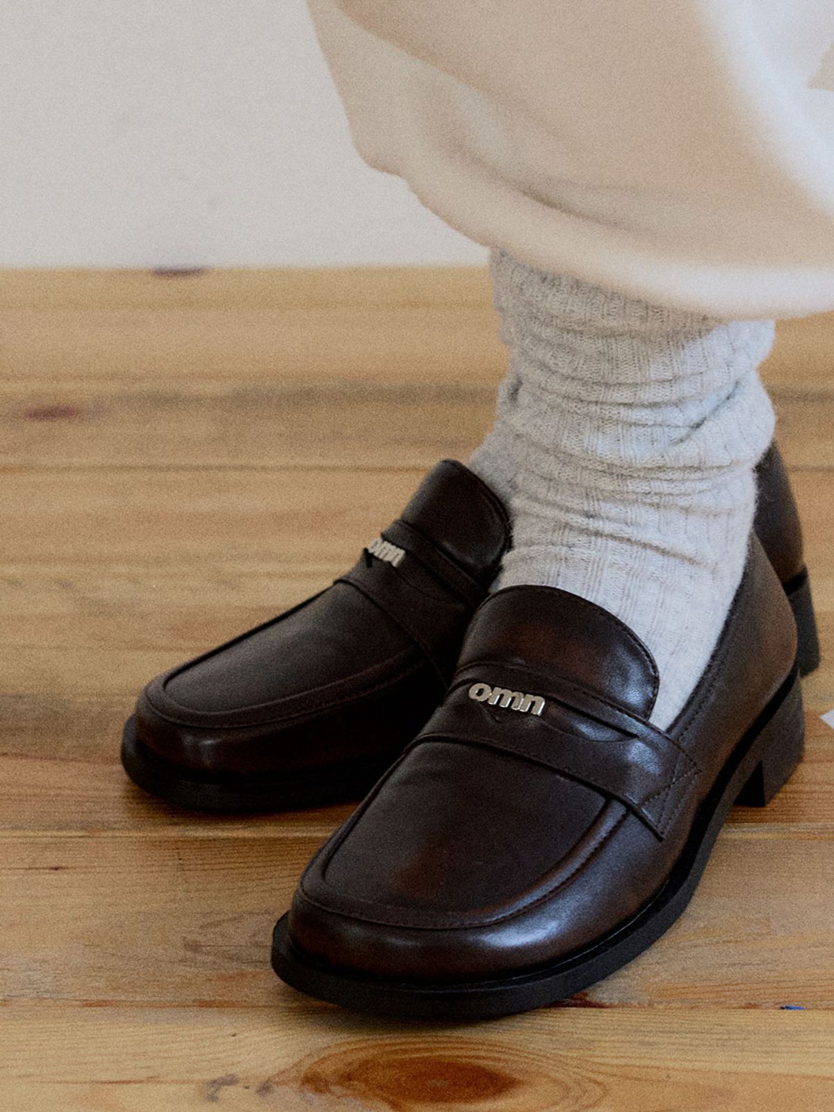 옴니포턴트(OMNIPOTENT) omn Vintage Loafer _2Colors
