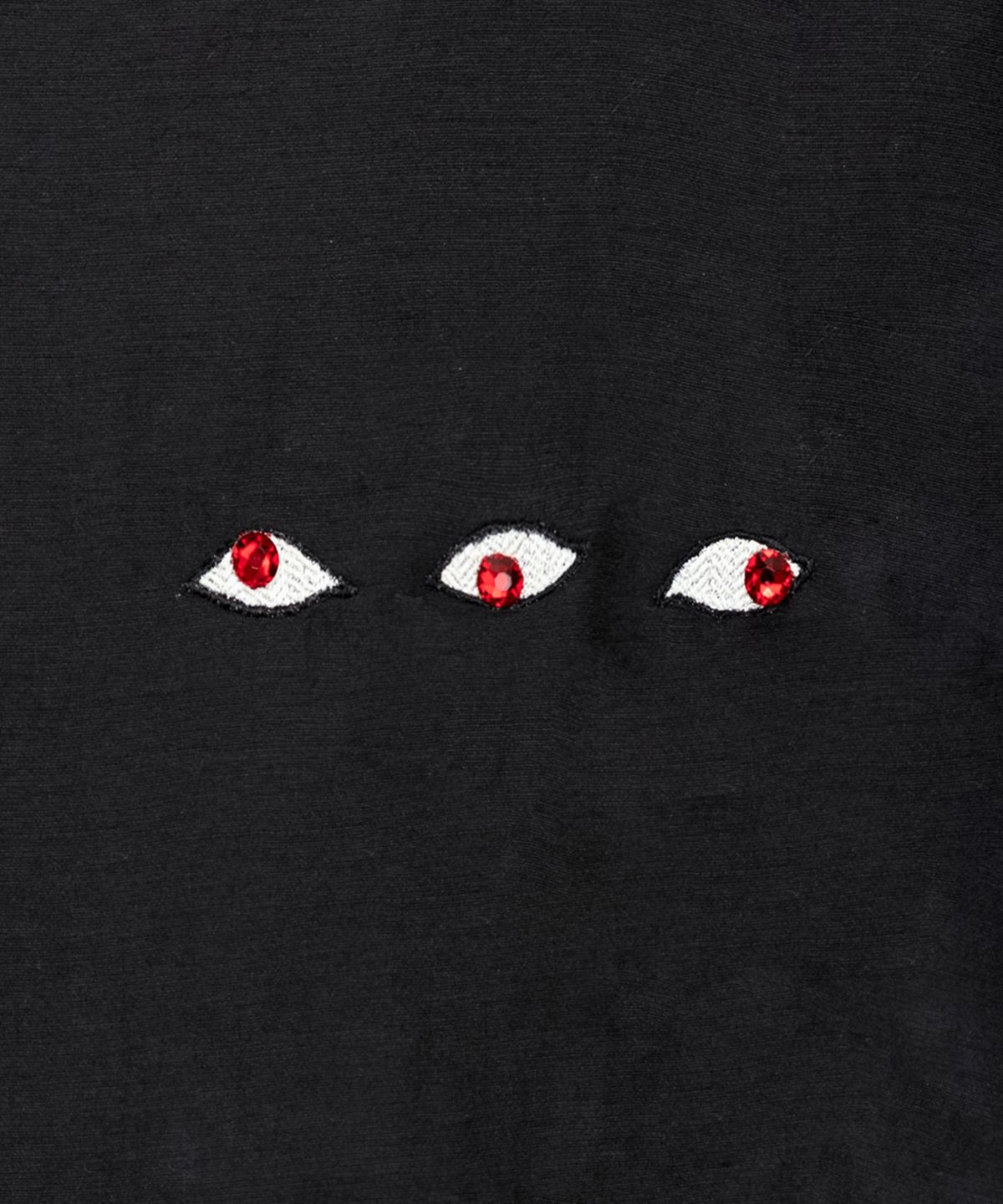 오기(OGI) 자수 라인스톤 반팔 셔츠