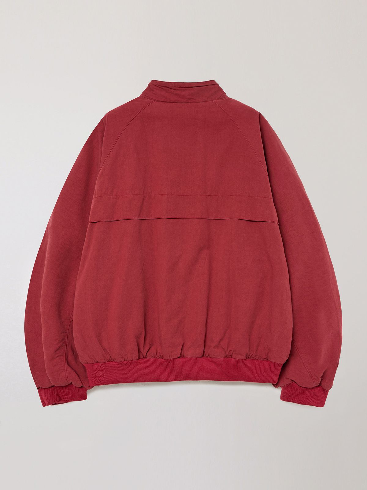 플라비즘(PLAVISM) Washed Utility Raglan Jacket - Bugundy