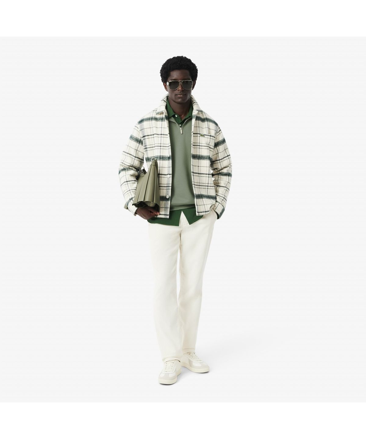 라코스테(LACOSTE) 남성 루즈핏 반집업 풀오버 SH7759-55N S86