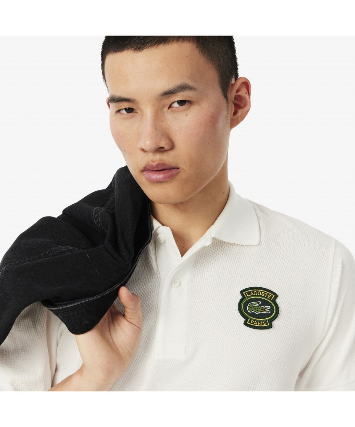 라코스테(LACOSTE) 남성 라코스테 뱃지 반팔 폴로셔츠 PH8307-55N 70V