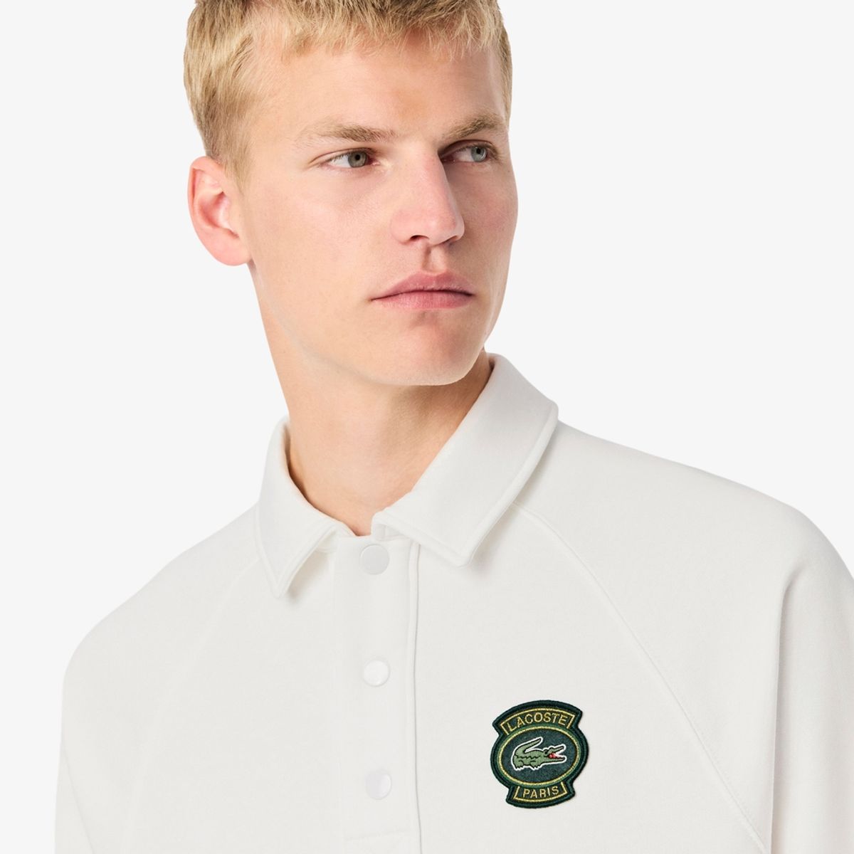 라코스테(LACOSTE) 남성 라코스테 뱃지 카라 스웻셔츠 SH8323-55N 70V
