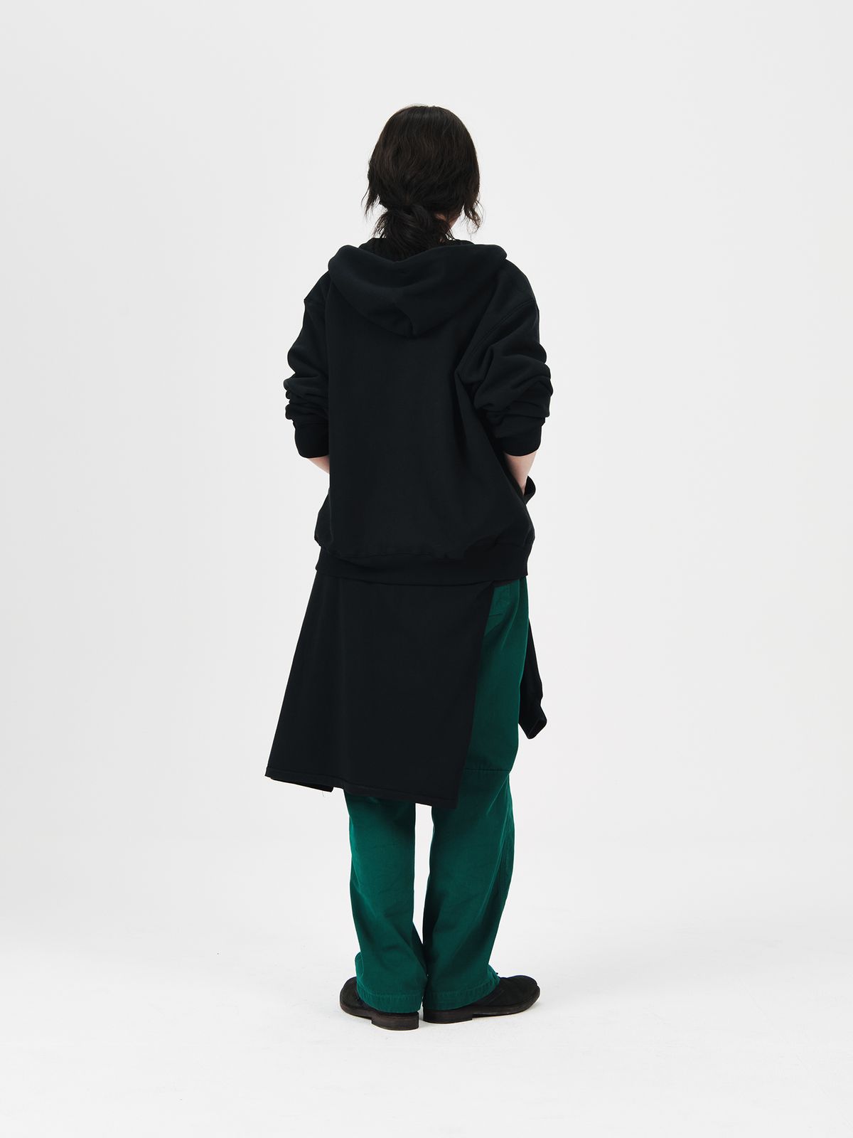 플라비즘(PLAVISM) ZIP-UP HOODIE - BLACK