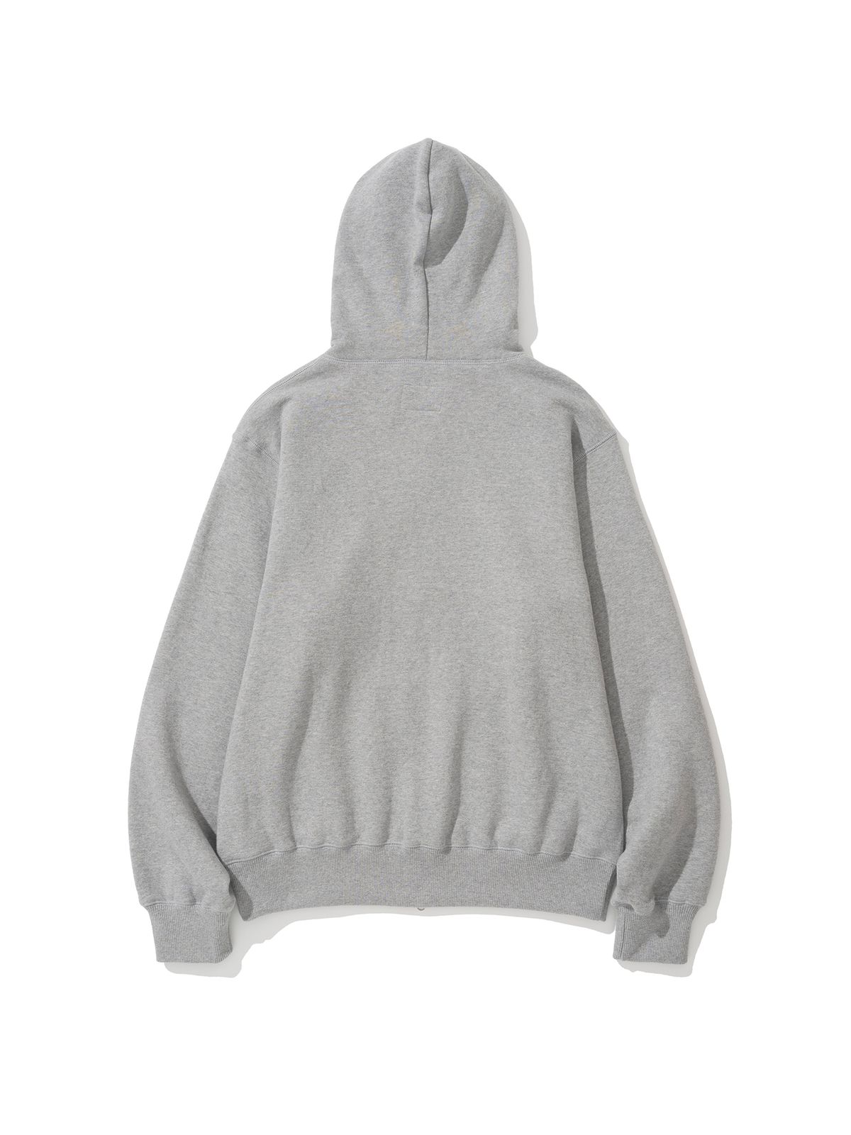 플라비즘(PLAVISM) ZIP-UP HOODIE - GREY HEATHER