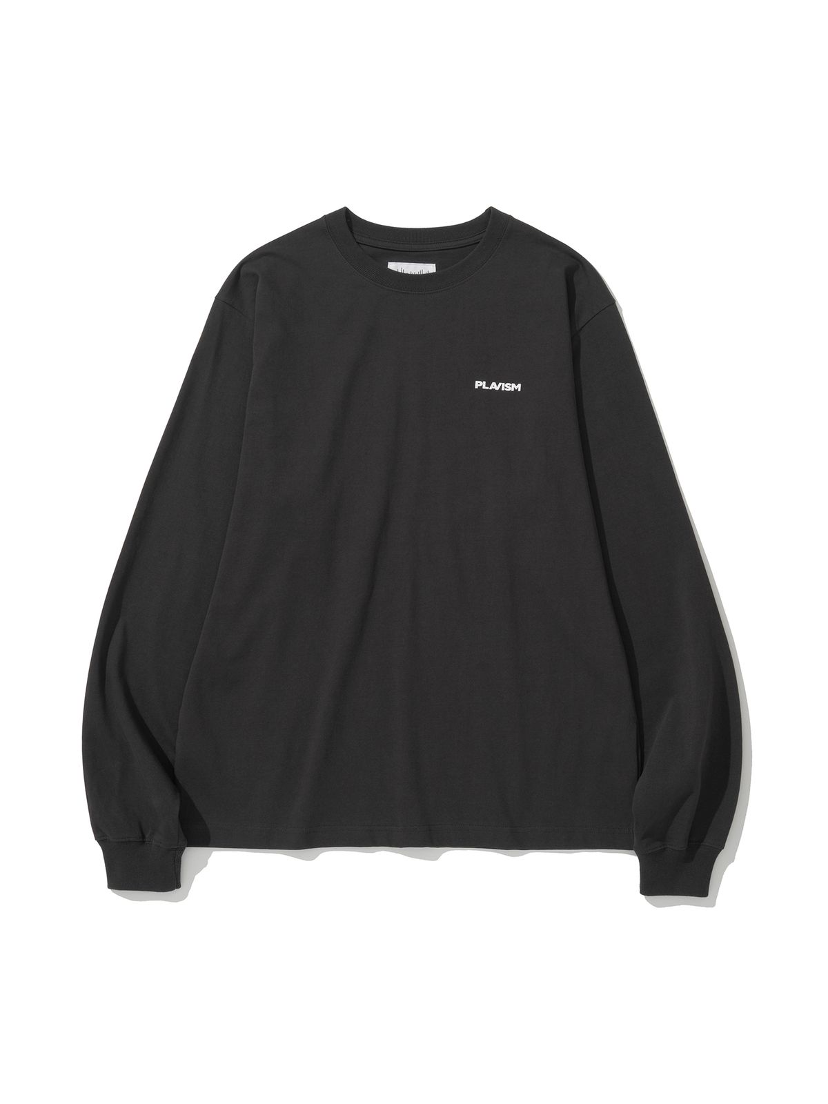 플라비즘(PLAVISM) SCOPE L/S TEE - CHARCOAL