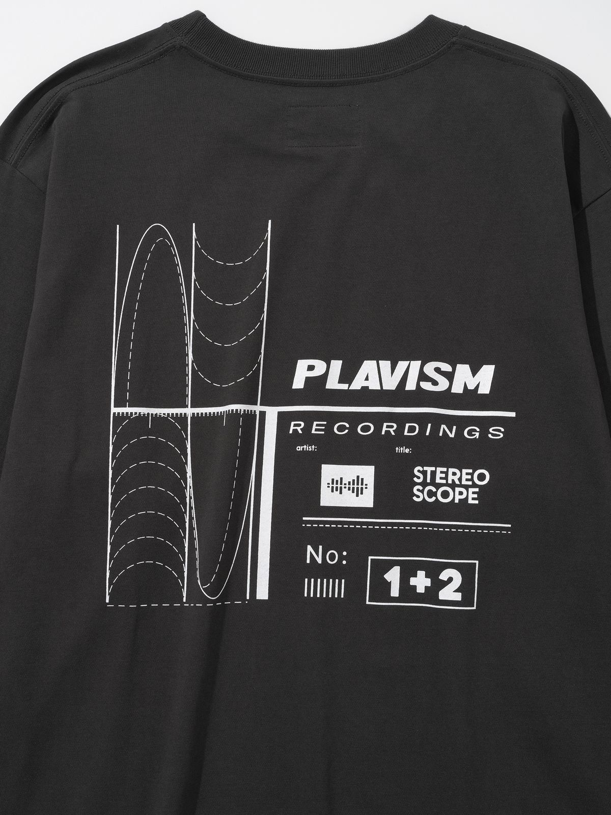 플라비즘(PLAVISM) SCOPE L/S TEE - CHARCOAL