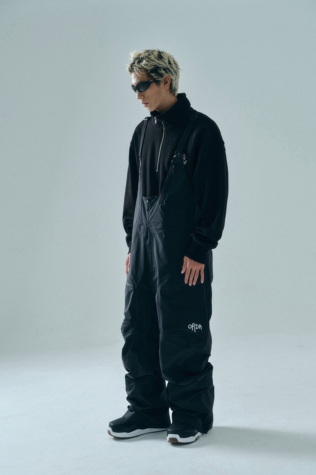 헬로우(HELLOW) 25 러셀 3L빕팬츠 블랙