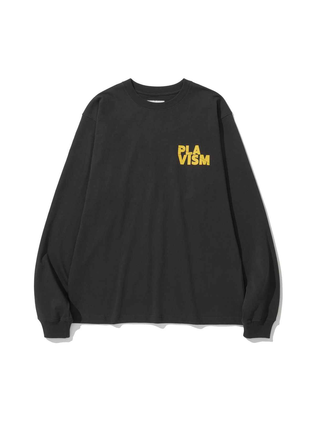 플라비즘(PLAVISM) VISM L/S TEE - CHARCOAL
