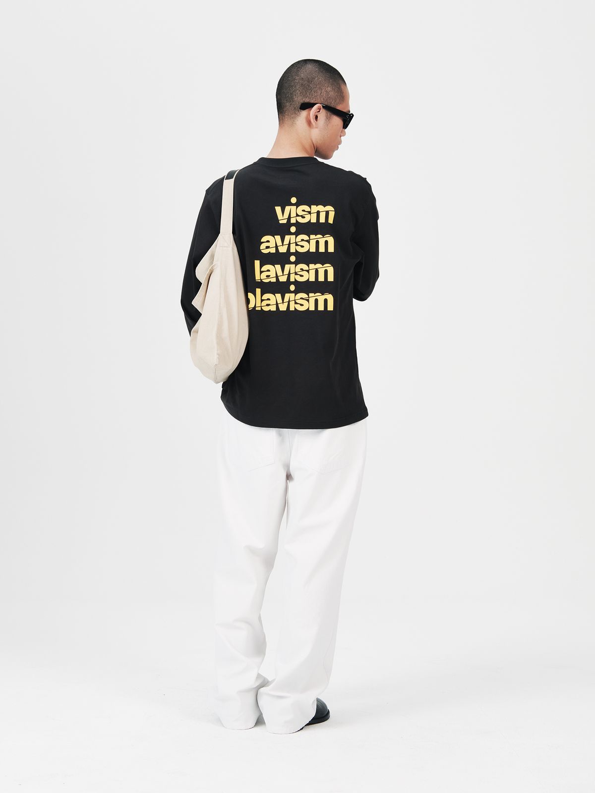 플라비즘(PLAVISM) VISM L/S TEE - CHARCOAL