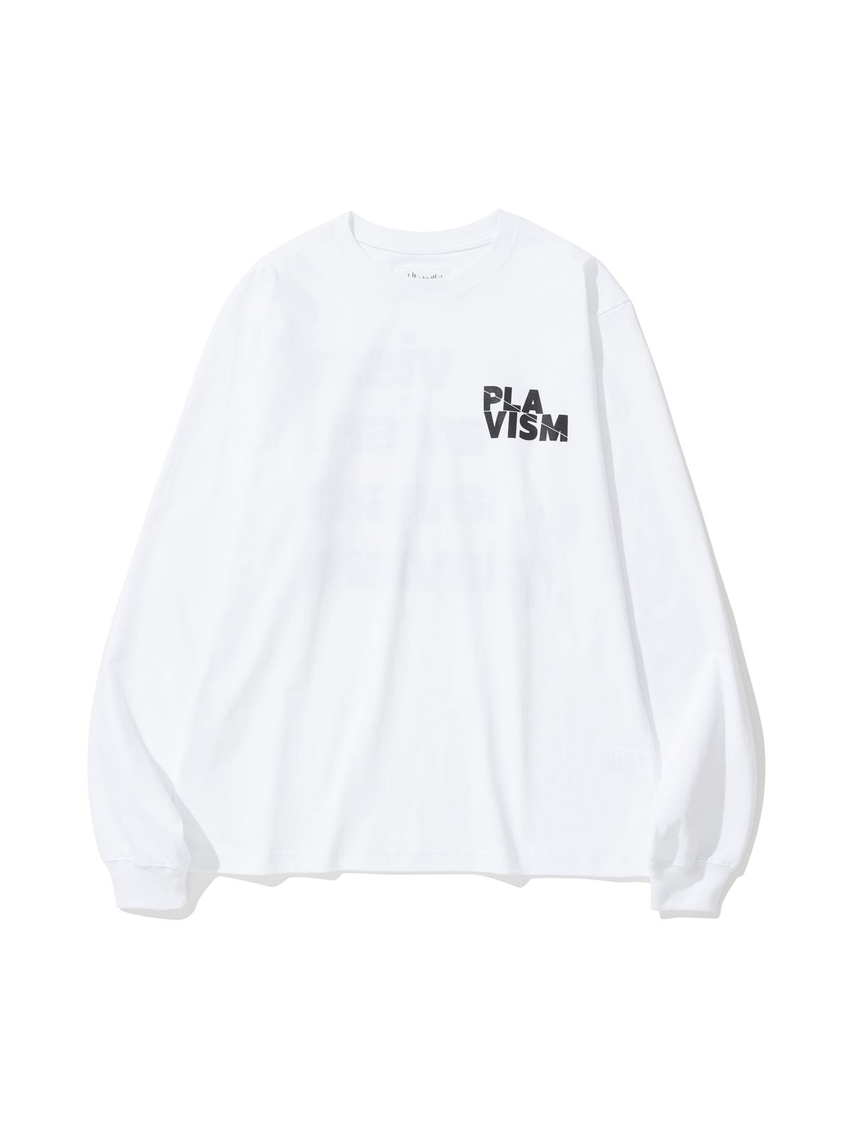플라비즘(PLAVISM) VISM L/S TEE - WHITE
