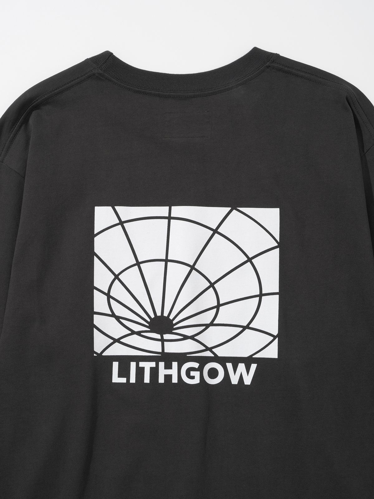 플라비즘(PLAVISM) LITHGOW L/S TEE - CHARCOAL