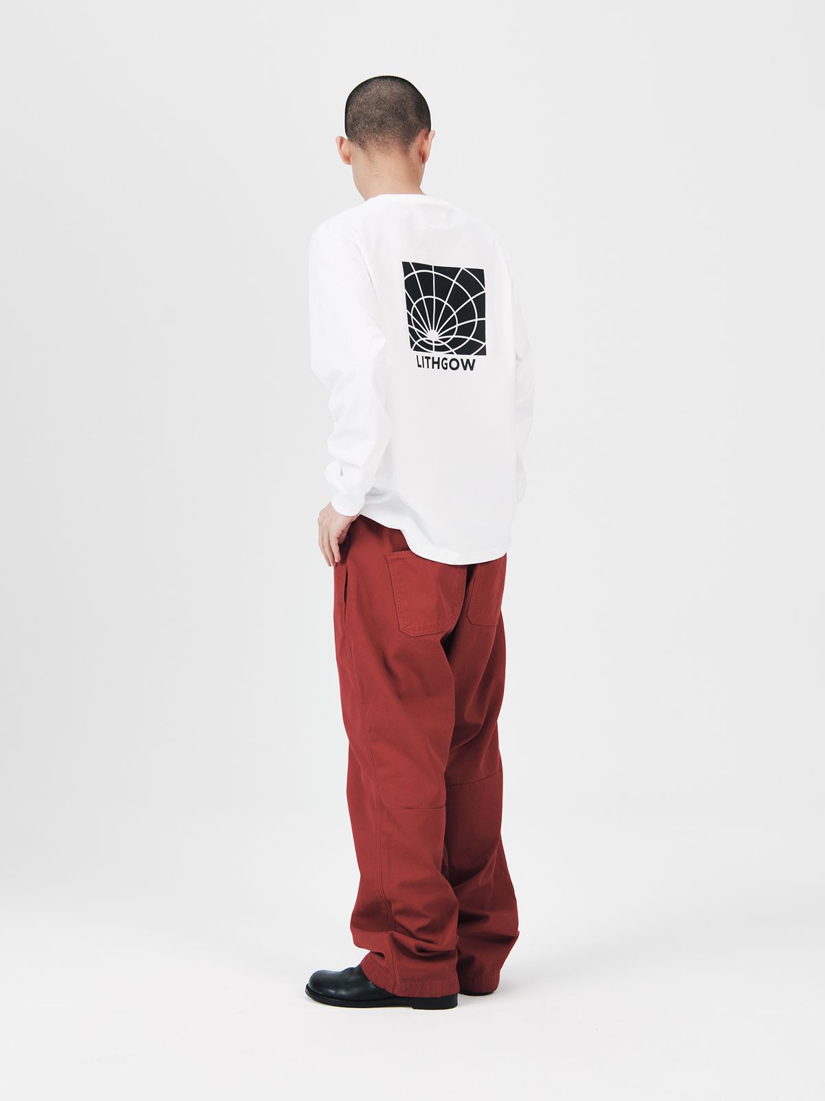플라비즘(PLAVISM) LITHGOW L/S TEE - WHITE