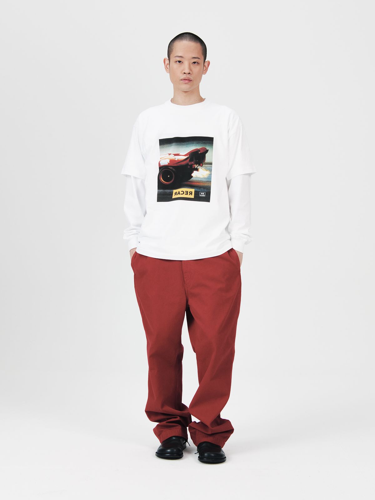 플라비즘(PLAVISM) RACER TEE - WHITE