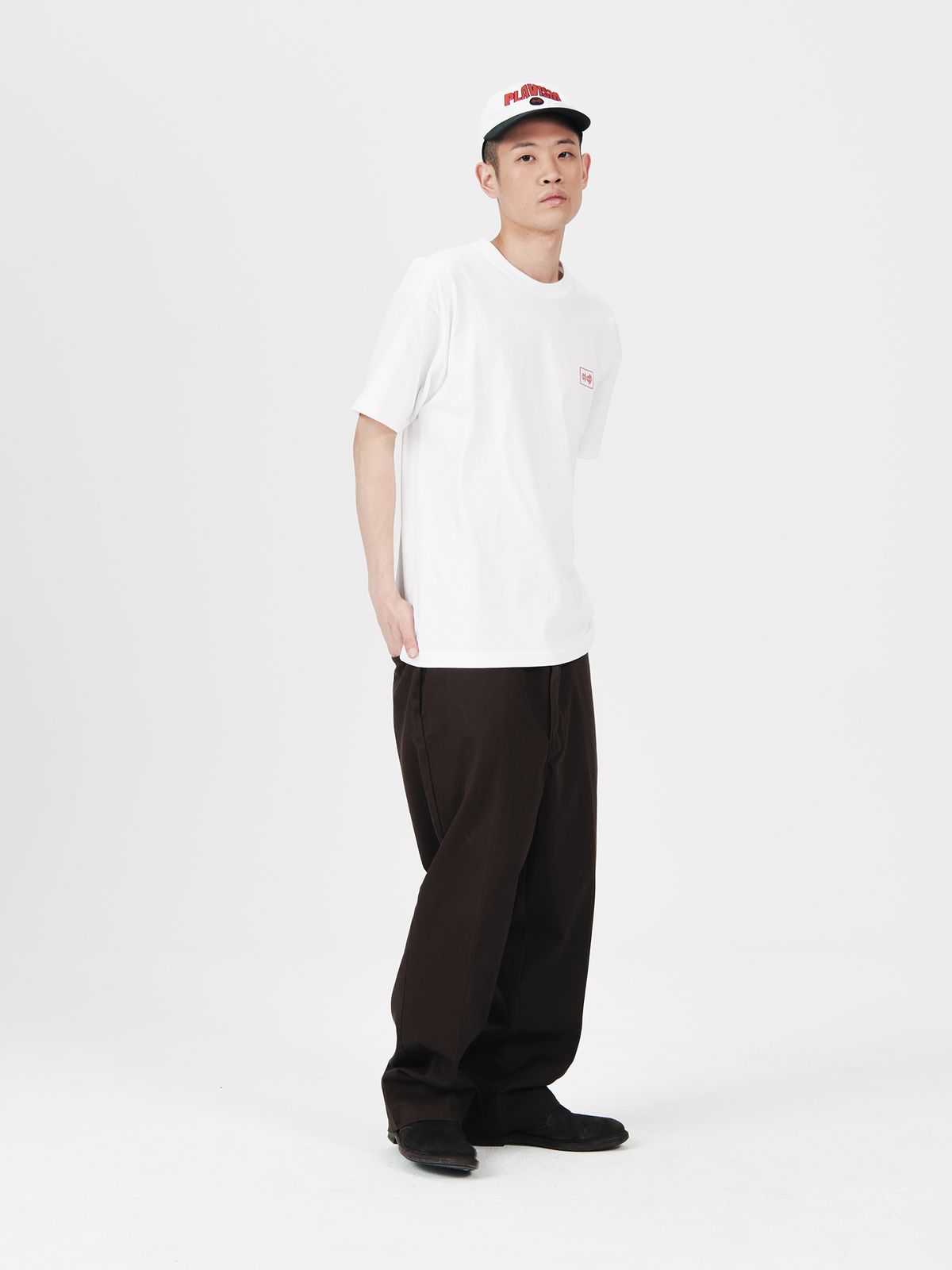 플라비즘(PLAVISM) NORTH TEE - WHITE