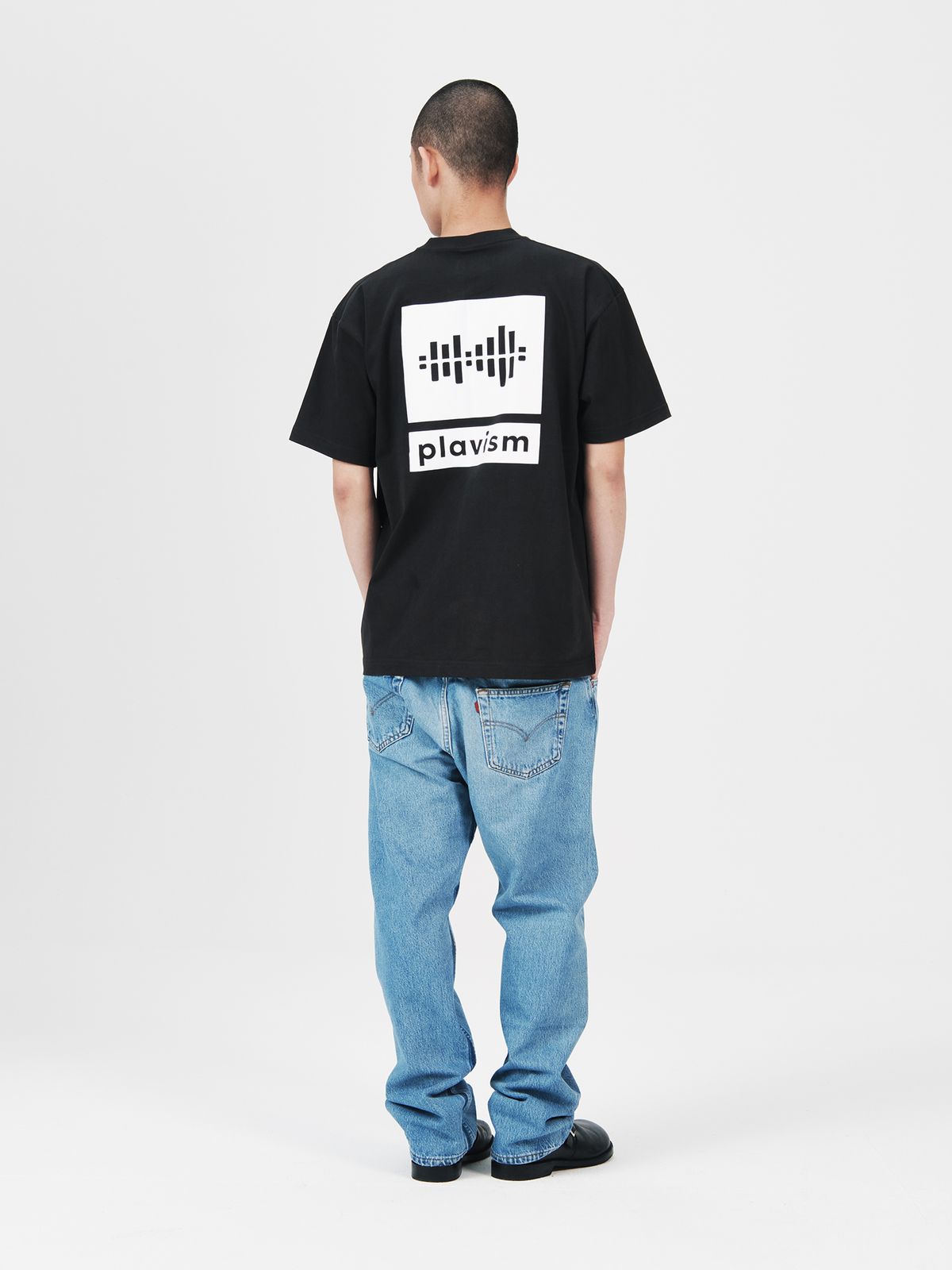 플라비즘(PLAVISM) NORTH TEE - CHARCOAL