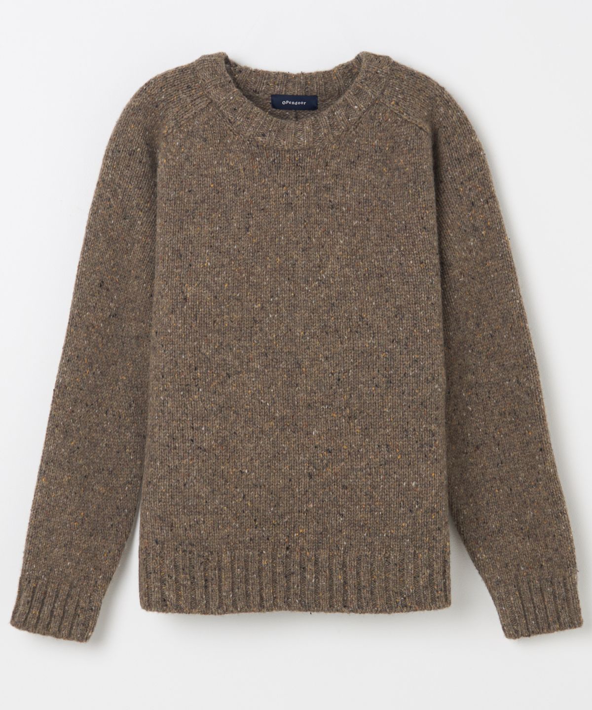 오픈도어스튜디오(OPENDOORSTUDIO) Vintage Melange Knit Brown
