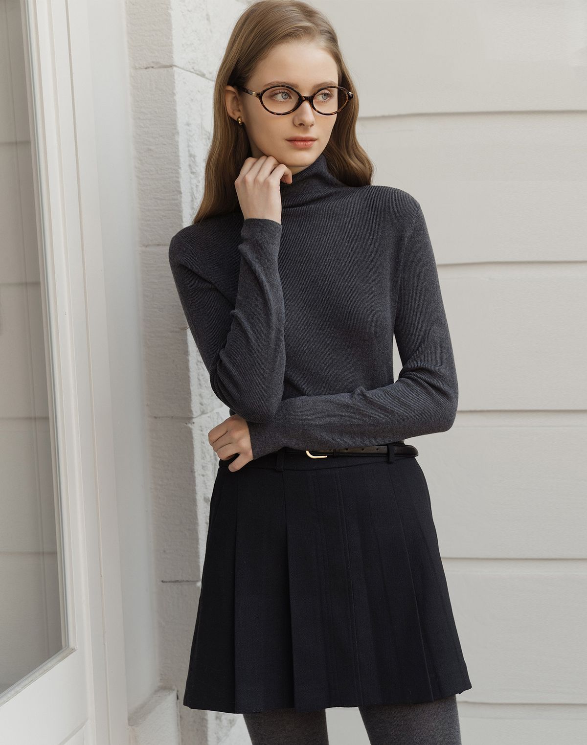 로트르드민(LAUTREDE MIN) Merino wool turtleneck knitwear