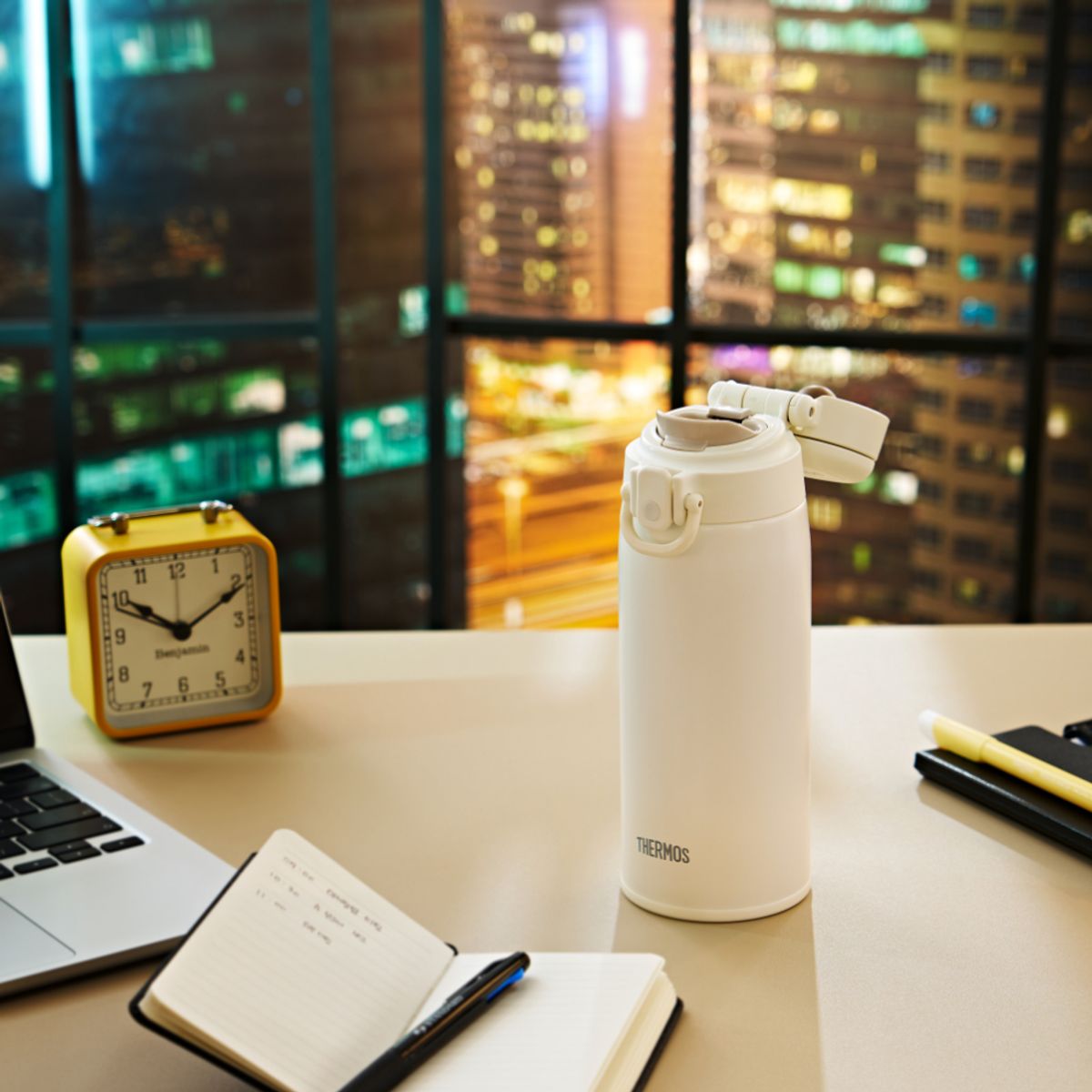 써모스(THERMOS) 보온보냉 캐리 루프 원터치 텀블러 JOS-550K (550ml)