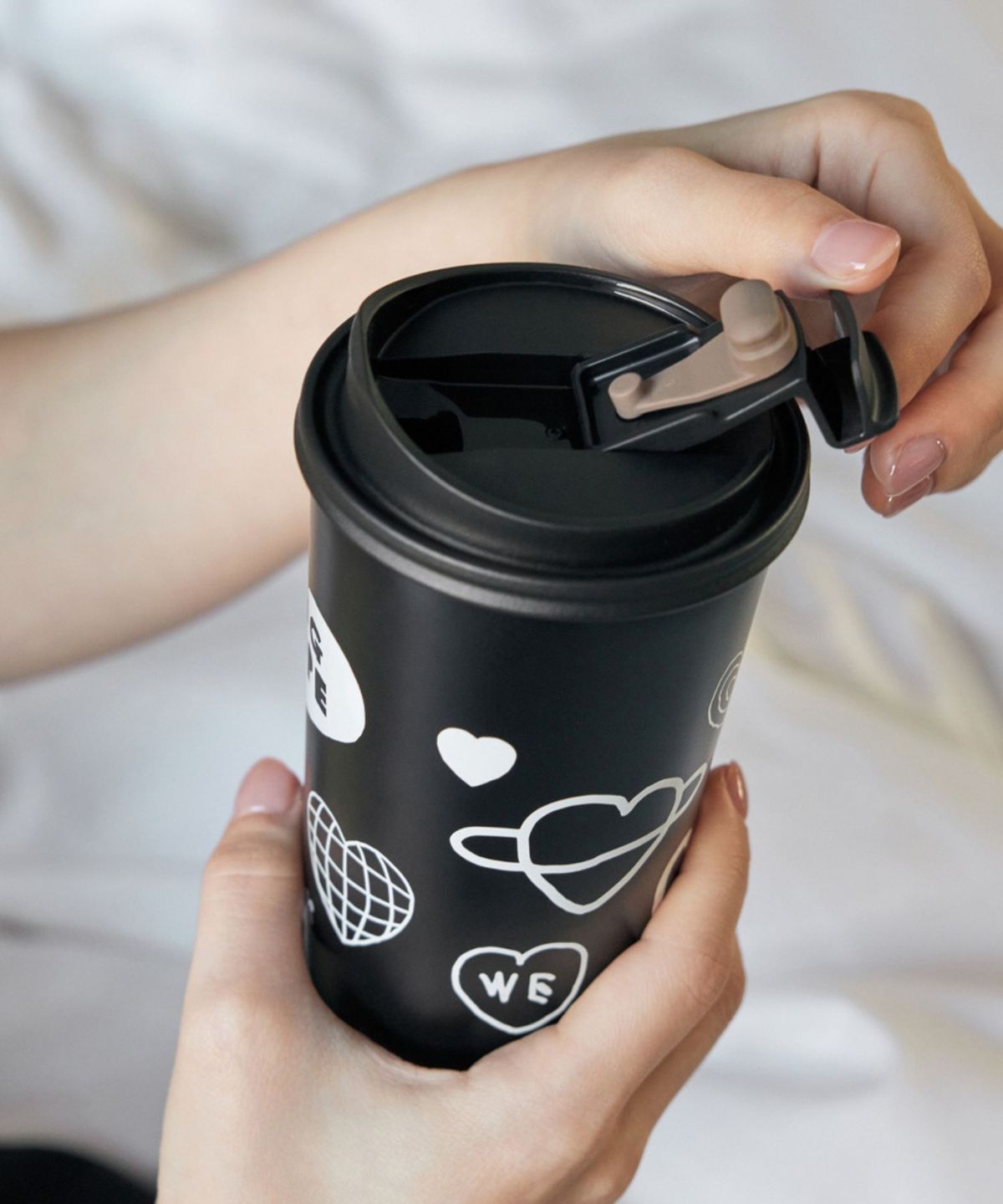 써모스(THERMOS) 식세기 보온보냉 투고 컵 앤 텀블러 TKHC-355KC 355ml