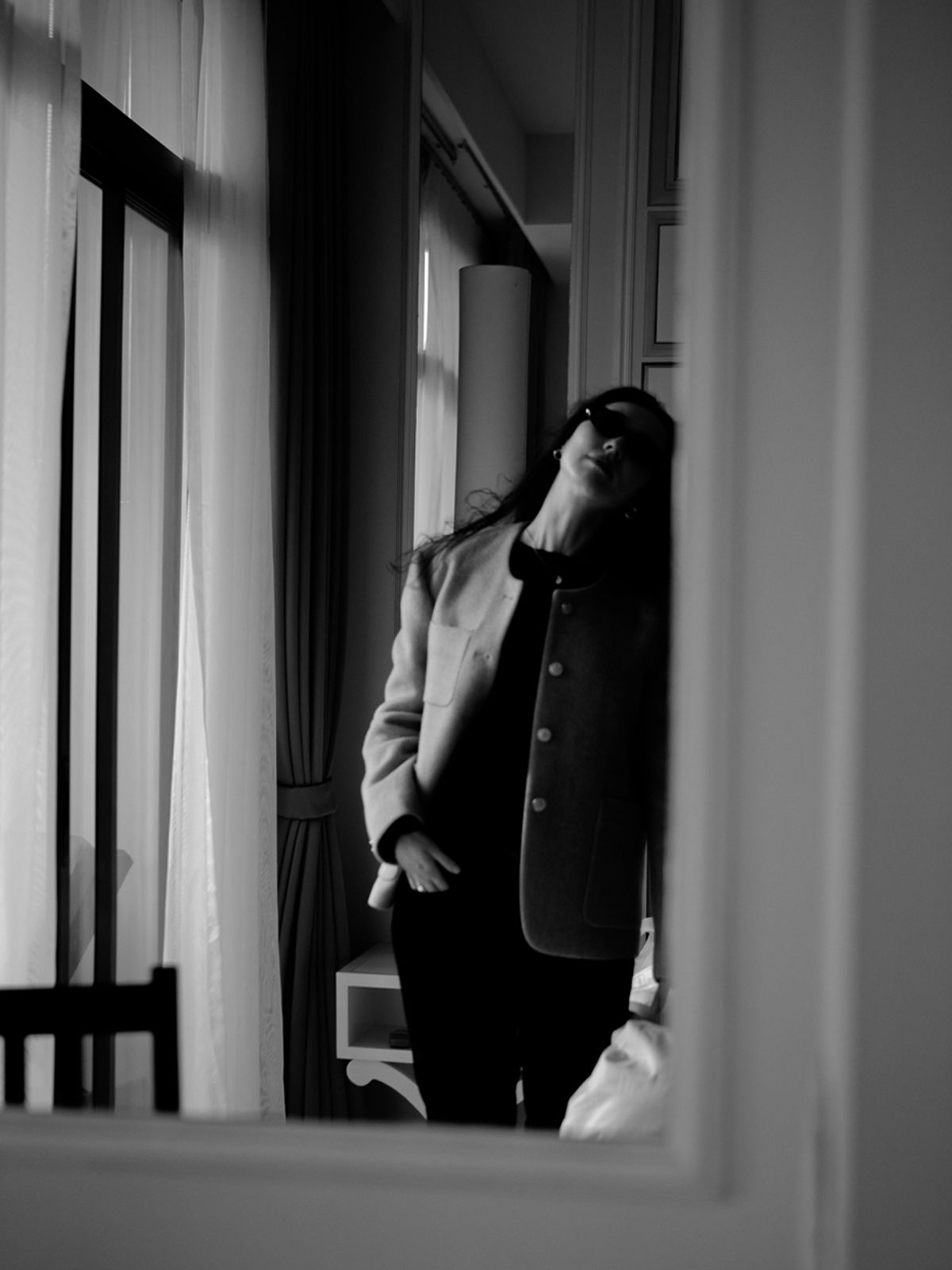 고저(GOZER) LODEN HERRINGBORN JACKET