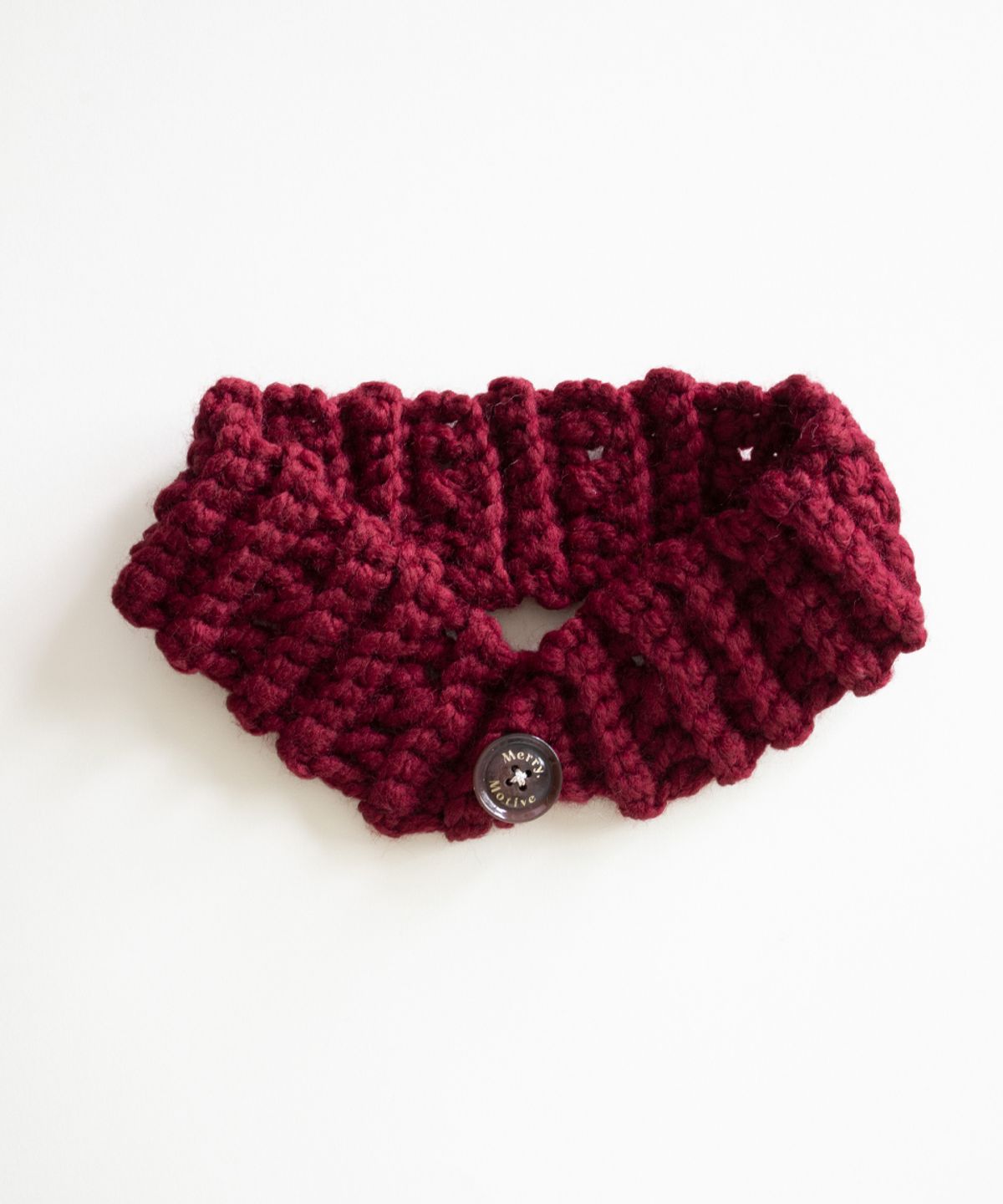 메리모티브(MERRYMOTIVE) Mellow wool knit hair band (Red)