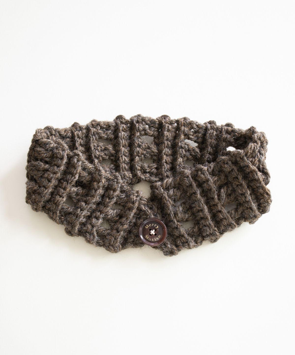 메리모티브(MERRYMOTIVE) Mellow wool knit hair band (Brown)