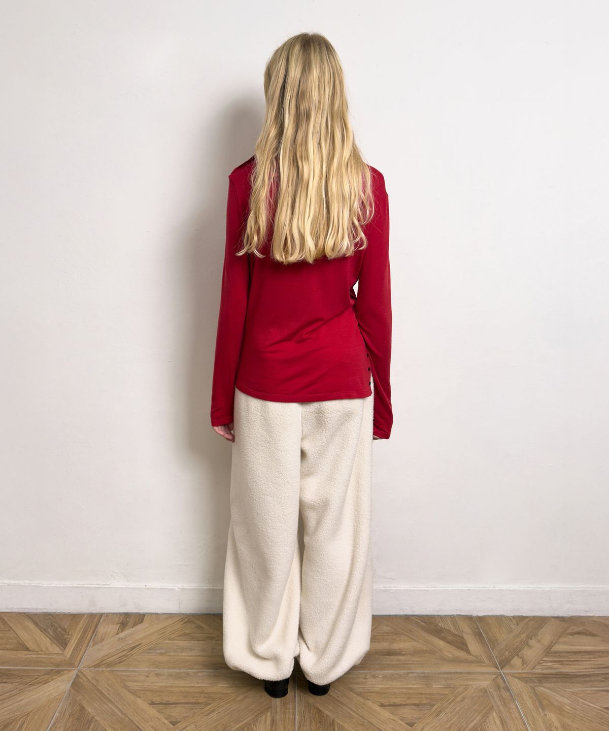 다이애그널(DIAGONAL) WARM JOGGER PANTS (cream)