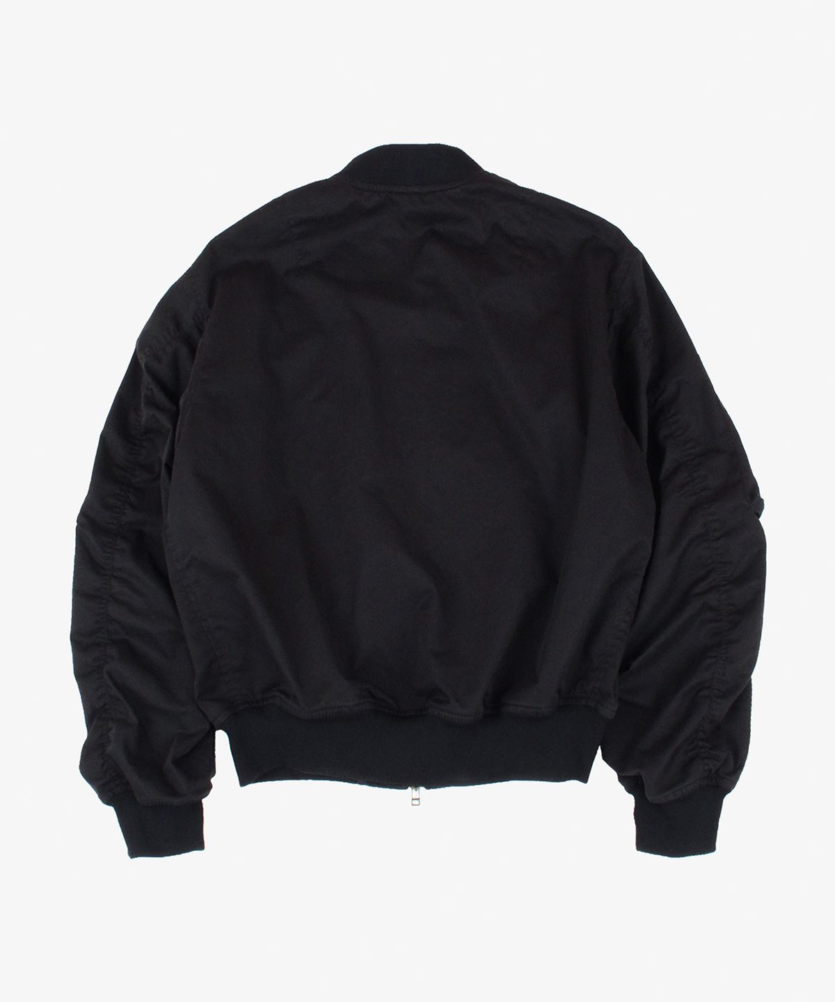 라인먼트(LINEMENT) Double zip MA-1 _ Black