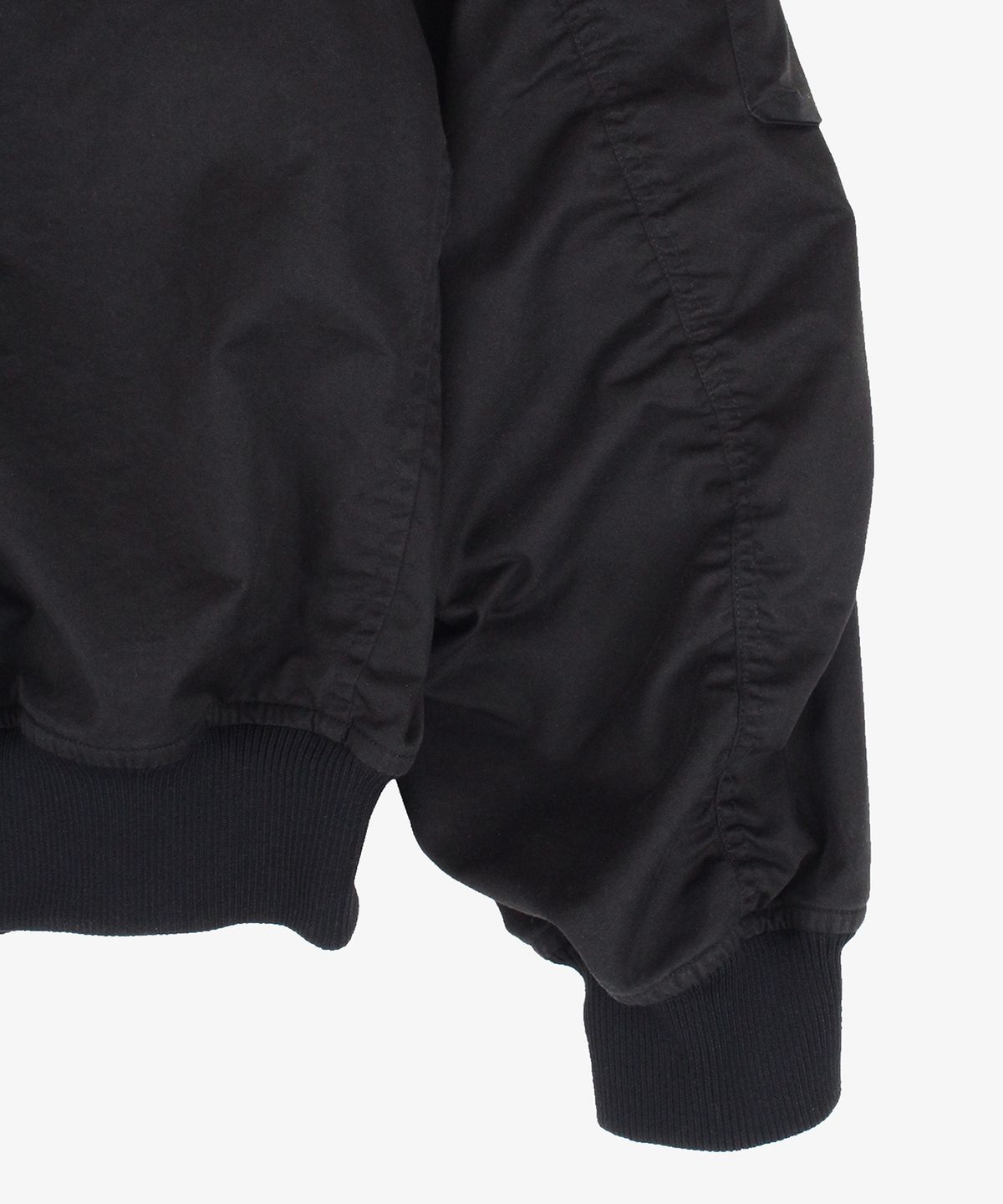 라인먼트(LINEMENT) Double zip MA-1 _ Black