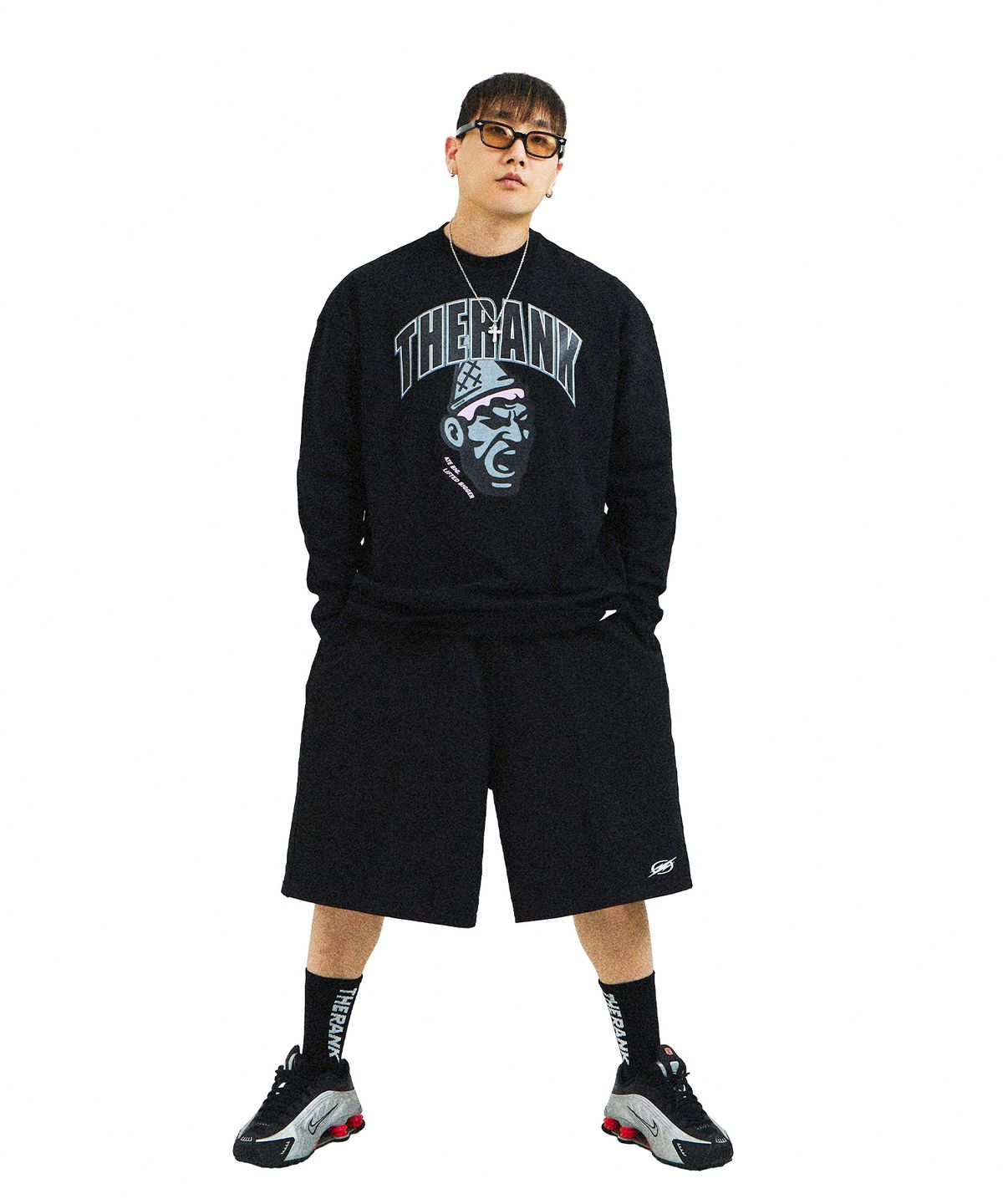 더랭크(THERANK) MUNCHCONE OG IP LONGSLEEVE [BLACK]