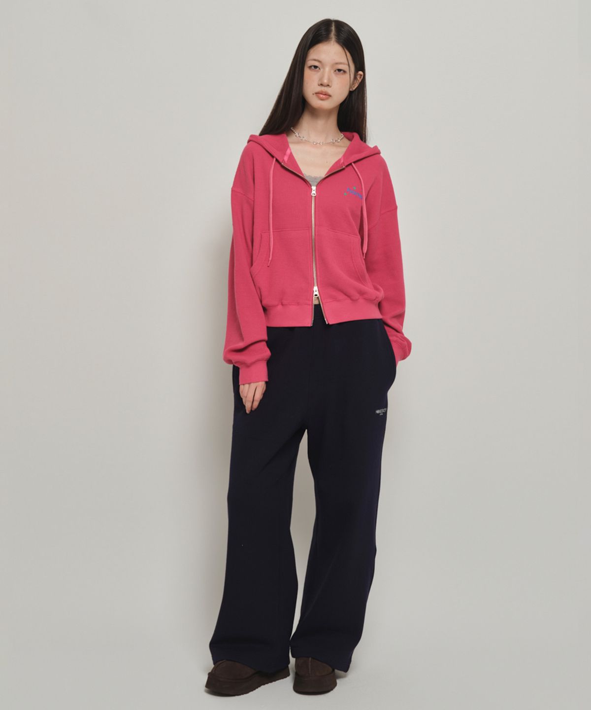 홈바디띵즈(HOMEBODY THINGS) HBT Classic Wide Sweat Pants (NAVY)