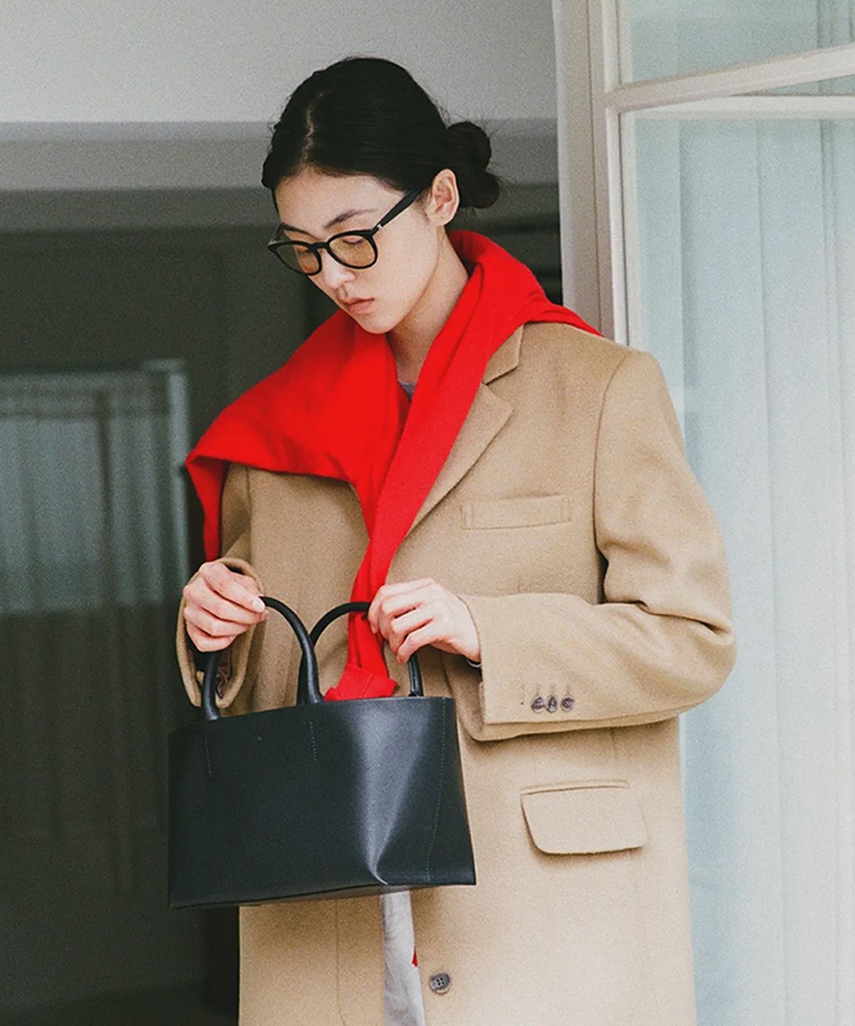 포이베(FOIVE) 멜로우 토트 MELOU Tote Black