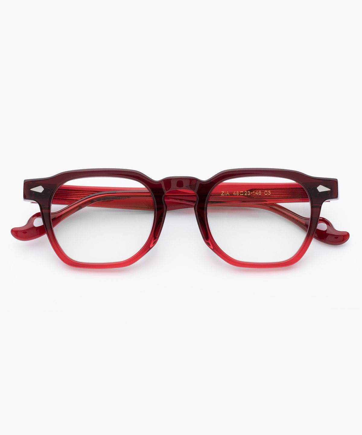리끌로우(RECLOW) RC 아세테이트 ZIA 블루라이트 안경 RED
