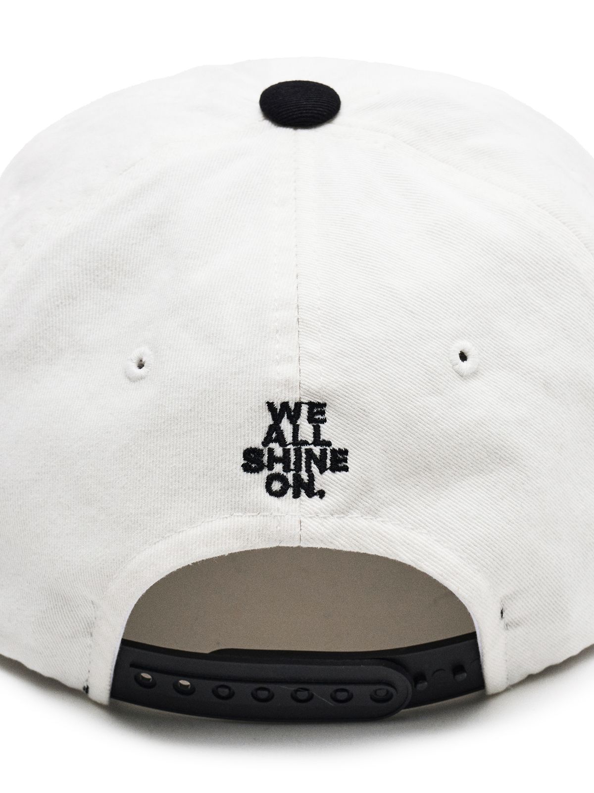플라비즘(PLAVISM) BASIC PLAVISM CAP - WHITE/BLACK