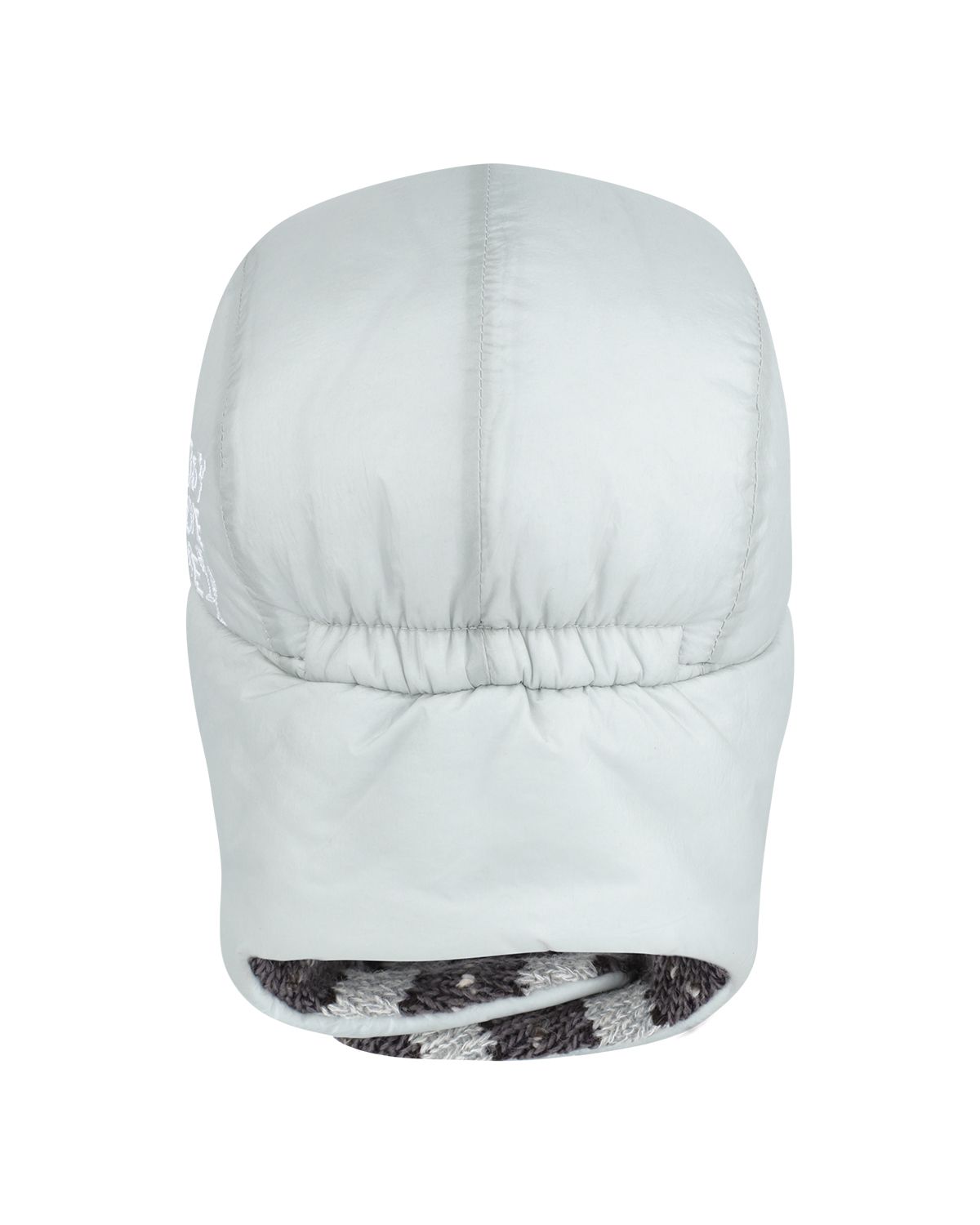 더뮤지엄비지터(THEMUSEUMVISITOR) PADDED TROOPER HAT (LIGHT GREY)